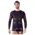 NEK - rihmadega pikkade varrukatega meeste särk (must) - XL