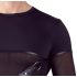 NEK - ristikujuline pikkade varrukatega meeste särk (must) - XL