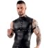 Svenjoyment - mustrimees varrukateta topp (must) - XL