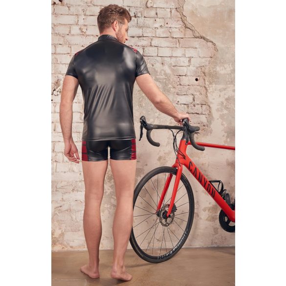 NEK - meeste lukk-kampsun punaste detailidega must