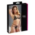 Cottelli - avatud pitsist pesukomplekt - must - M
