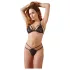 Cottelli - avatud pitsist pesukomplekt - must - M