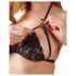 Cottelli - avatud pitsist pesukomplekt - must - M