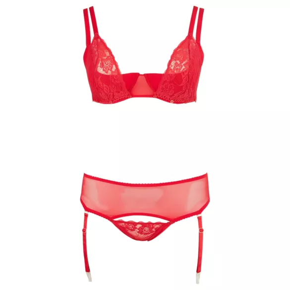 Cottelli Plus Size - muudetav pesuduo (punane)