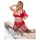 Cottelli Plus Size - muudetav pesuduo (punane) - 90D/XL