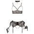 Cottelli Bondage - pitsist aluspesu komplekt (5-osaline) - L