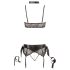 Cottelli Bondage - pitsist aluspesu komplekt (5-osaline) - L