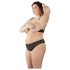 Cottelli Plus Size - pärlirinnahoidja komplekt (must)