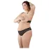 Cottelli Plus Size - rinnahoidja komplekt pärlitega - must - XL