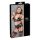 Cottelli Bondage - pitsiline läikiv pesukomplekt (4 osaline) - XL