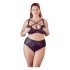 Cottelli Plus Size - ristrihmaga rinnahoidja ja aluspüksid (must) - 85E/L