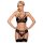 Obsessive 818-SEG-1 - rhinestone pesukomplekt (must)