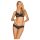 Obsessive 860-SET-1 - roosiline pitsiline rinnahoidja komplekt (must)