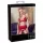 Abierta Fina - läikiv kettidega pesukomplekt (punane) - L