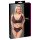 Cottelli Plus Size - läbipaistev mustriline rinnahoidja komplekt (lilla)