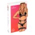 Obsessive Alessya - pitsiline pesukomplekt (must) - M/L