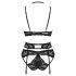 Obsessive Alessya - pitsiline pesukomplekt (must) - M/L
