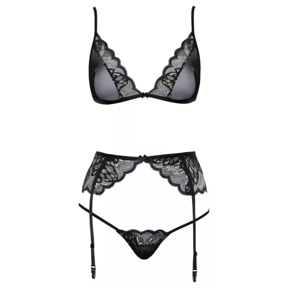 Kissable - pesukomplekt (must) - L/XL