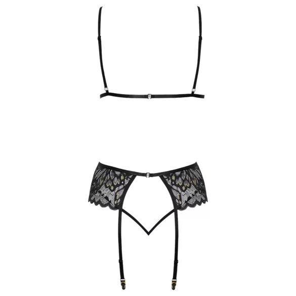 Kissable - pesukomplekt (must) - L/XL