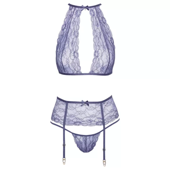 Kissable - pitsiline pesukomplekt (lilla)