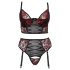 Cottelli Plus Size – rinnahoiakomplekt (punane)
