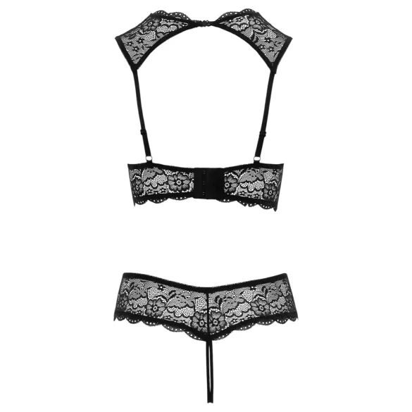 Cottelli - avatud rinnahoidja komplekt - must - 80B/M