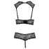 Cottelli - avatud rinnahoidja komplekt - must - 85B/L