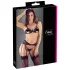Cottelli - avatud pitsist pesukomplekt - must - L