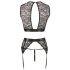 Cottelli Bondage - Pitsilise pesu komplekt (4 osa)