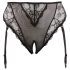 Cottelli Plus Size - pitsdetailidega sukapaelapüksid (must) - XXXXL