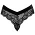 Cottelli Party - kett, pitsiline string (must) - M