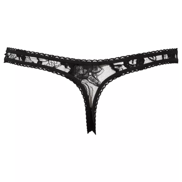 Cottelli - stringid naistele - pitsist - must - M