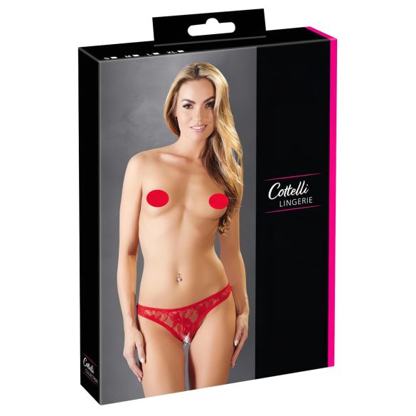 Cottelli - Seksis stringid pitsist (punane)