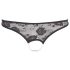 Cottelli - Pitsiline avatud thong pärlitega (must) - XL