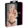 Cottelli - avatud pärlitega pitsist stringid - must - M