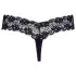 Cottelli - stringid topeltpärlitega pitsist must - M