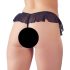 Cottelli - avatud pärlitega pitsiline string (must) - M