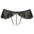 Cottelli - avatud pärlitega pitsiline string (must) - L