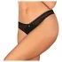 Obsessive - avatud stringid - must - M/L
