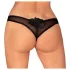 Obsessive - avatud stringid - must - M/L