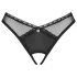 Obsessive - avatud stringid - must - M/L