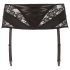 Cottelli Plus Size - pitsiline, paeltega sukahoidja (must)