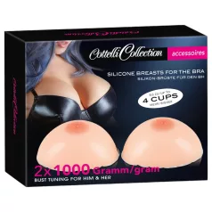 Cottelli - silikoonist push-up polster nibuga (2x1000g)