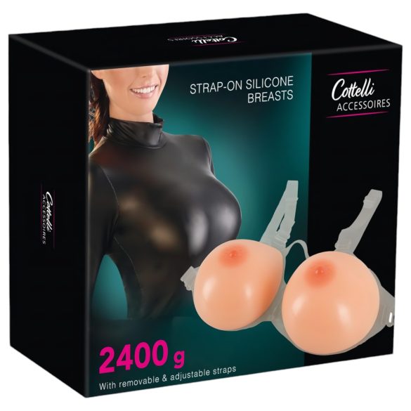 Cottelli - silikoonist push-up rinnad (2x1200g)