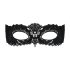 Obsessive - tikitud Veneetsia mask (must)