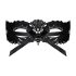 Obsessive - tikitud Veneetsia mask (must)