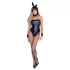 Cottelli Bunny - seksikas läikiv jänkutüdruku kostüüm 5-osaline - XL