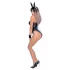 Cottelli Bunny - seksikas läikiv jänkutüdruku kostüüm 5-osaline - XL