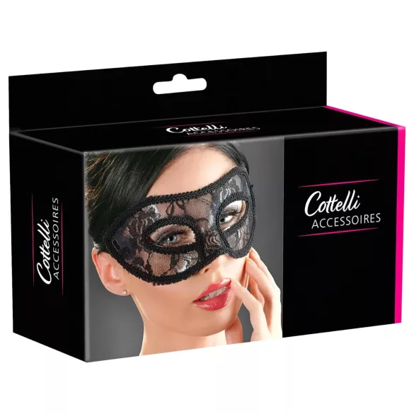 Cottelli - pitsist silmamask - must - eelvormitud