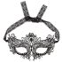 Cottelli - Tikanditega, pitsiefektiga mask (must)